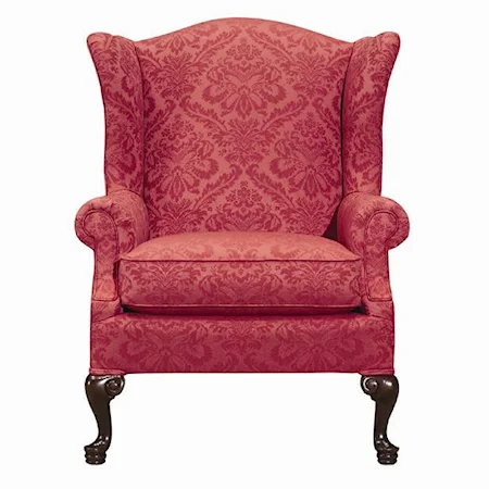 Upholstered Wing Accent Chair